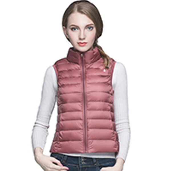 

ad didas новый пуховик дамы стенд воротник повседневная высокое качество дикий тонкий короткий жилет жилет лайнер пуховик прилив классически, Black