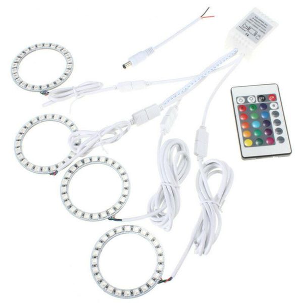 

6a ring light 4x 96led 70mm 70mm multi-color rgb led аксессуары запчасти