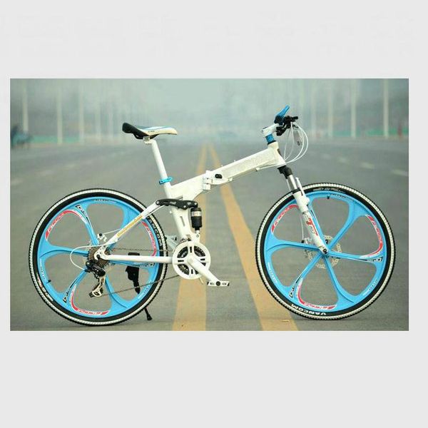 

kalosse hydraulic brakes tyre dirt bike soft-tail frame folding full suspension mountain bike 26er 21/24/27/30 speed