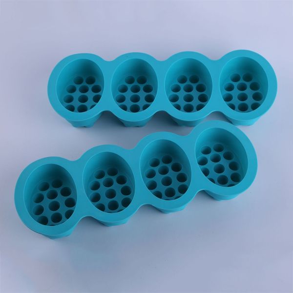 

творческий силиконовые мыло mold 3d ручной работы пресс-формы для мыловарения 4 полость массаж craft mold мыловарения для ванны ручной работ