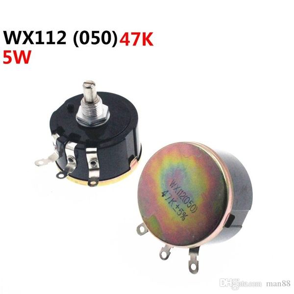 47K 473 5W WX112 WX050 Single Turn Wirewound Potenziometer