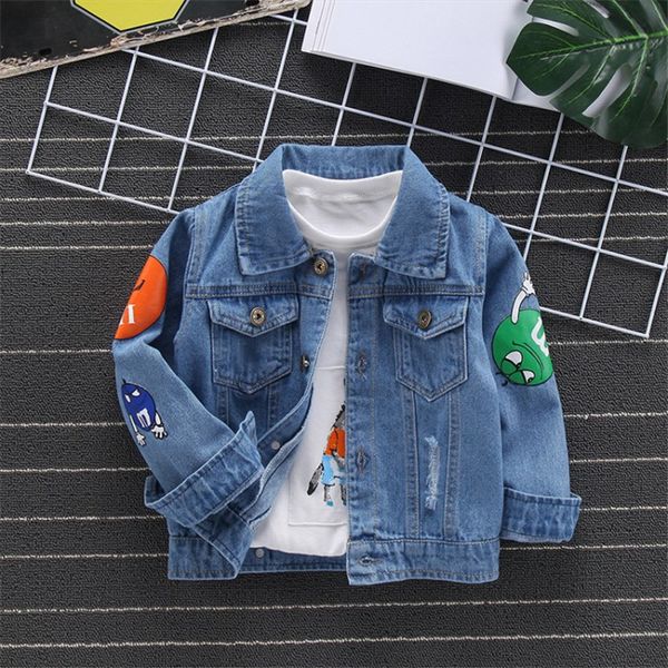 

kids garfield denim jacket boys clothing spring cartoon jacket for girls outerwear teenager rivet jean jackets children clothing, Blue;gray