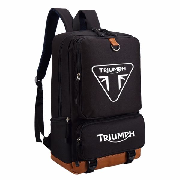 

student casual travel school women's bookbag motorcycle bags backpack bags boy shoulder bag lapsale-wismen triumph bag pklht, Red;black
