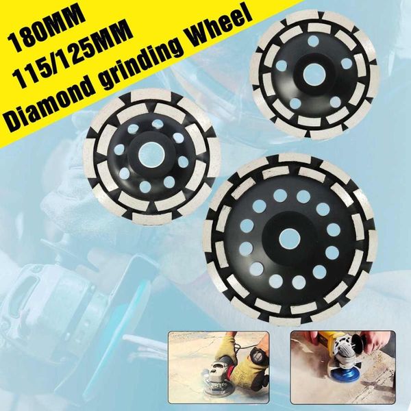 

115mm/125 mm/180 mm diamond segment grinding cup wheel disc double row millstone brick cut for angle grinder