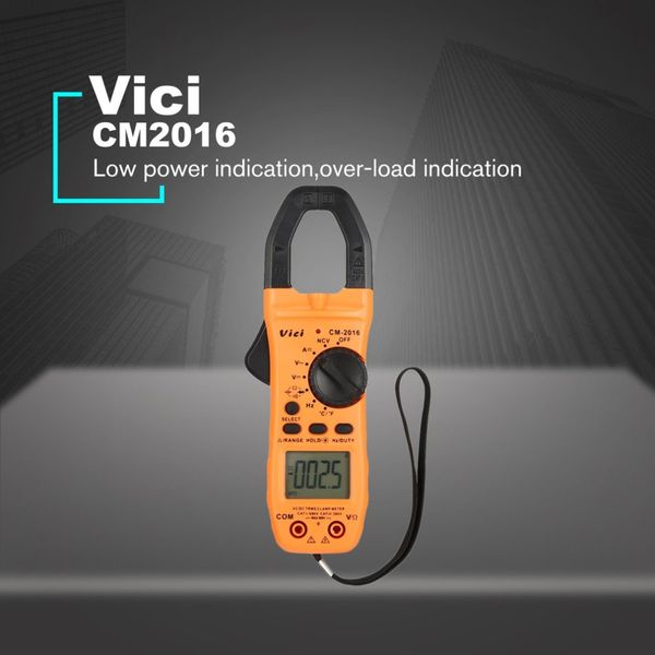 

vici cm-2016 handheld digital clamp meter multimeter ac/dc volt current voltage ohm ncv temperature tester resistance ammeter