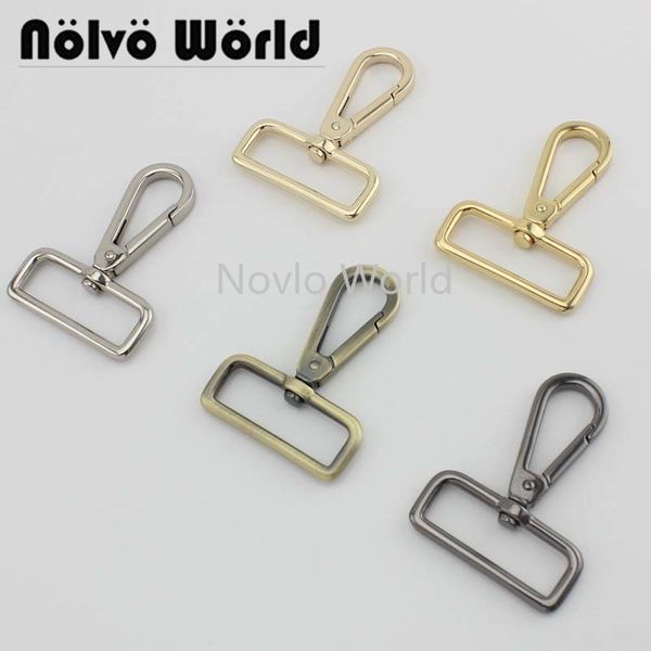 

wholesale 500pcs, 5 colors accept mix color, 61*38mm 1-1/2 inch metal trigger snap hook handbag purse adjusted swivel clasp hook, Black