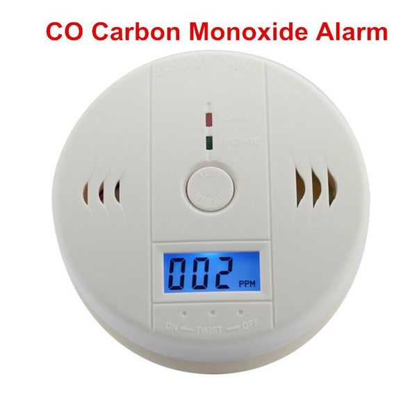 

detector alarm carbon monoxide display smoke gas poisoning sensor warning safety alarms tester home security alarm system