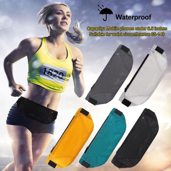 

спорт на открытом воздухе запуск сумка талии пояса мешок 4-6 дюйма карман для мобильного телефона водонепроницаемый для мужчин женщин unisex