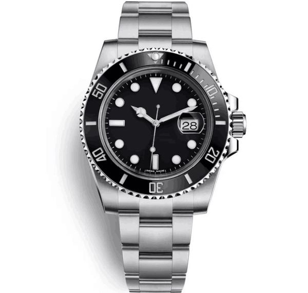 

Luxury Mens fashion Watches 116610LN Sapphire Quality Ceramic Watch Ring 40mm Automatic Mechanical Watch Stainless Steel Waterproof watch