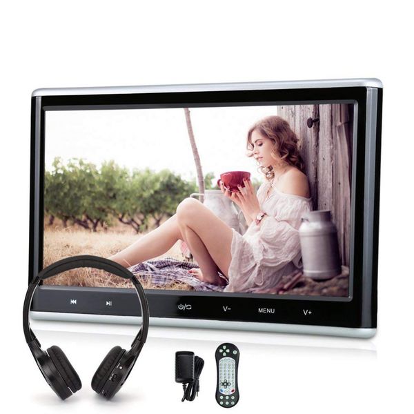 Headrest Car Dvd Player Hd Lcd Screen Monitor W Hdmi Port Cigar