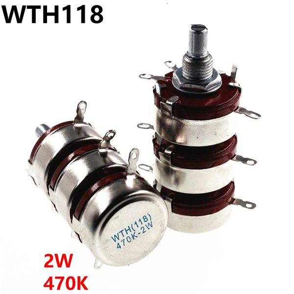 WTH118 2W 470K 3-Potentiometer Трехслойный потенциометр для приборных аксессуаров по потенциометре