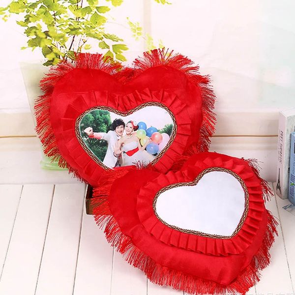 

10 pieces/lot 50*50cm heart shape sublimation printing personal cushion pillow case for home/l/gifts