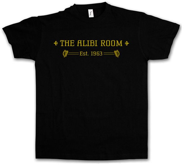 Alibi Room T Shirt Pub Ireland Bar Frank Tv Series Shameless Men Women Unisex Fashion Tshirt Funny Cool Top Tee White Silly T Shirt Make Your Own Tee