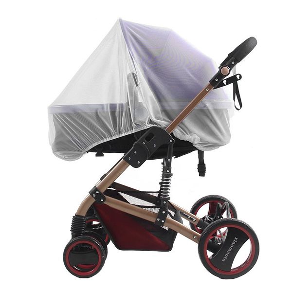 

brand new newborn infant toddler baby stroller crip netting pushchair mosquito insect net safe mesh buggy white