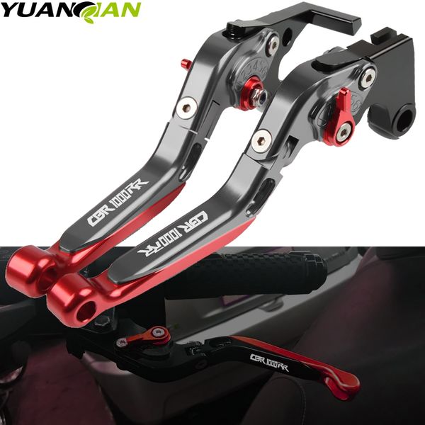 

motorcycle accessories cnc adjustable foldable brake clutch levers for cbr1000rr/fireblade cbr 1000 rr 2004 2005 2006 2007