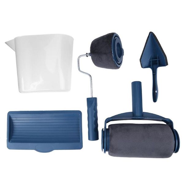 

5pcs/set multi-functional wall decorative paint tool sets roller brush handle tools paint runner pro patterned roller