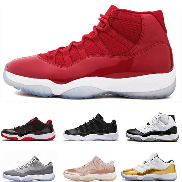 

High top 11s Cap and Gown PRM Basketball Men Shoes Heiress Gym Red Chicago Platinum Tint Space Jams women shoes training sneakers