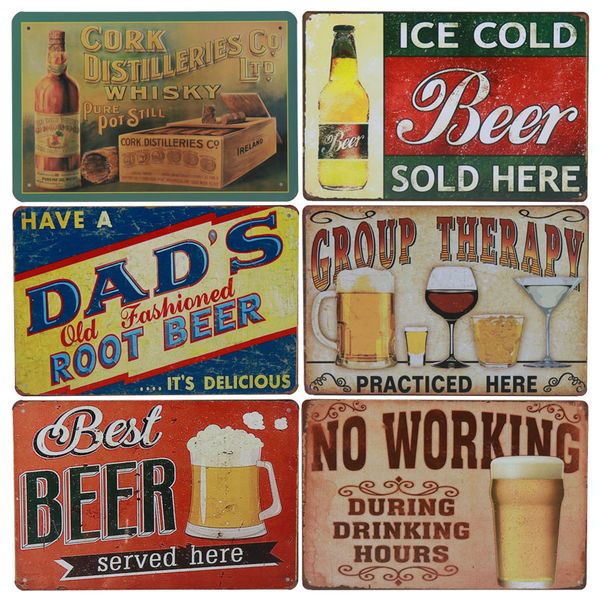 

папин root ice cold beer виски тарелка poster pub bar tin войти декор урожай классические настенные наклейки потертый art картина мемориальн