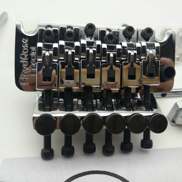 

rare guitar bridge frts1000 system tremolo bridge locking nut 42mm / 43mm silver made in korea in stock