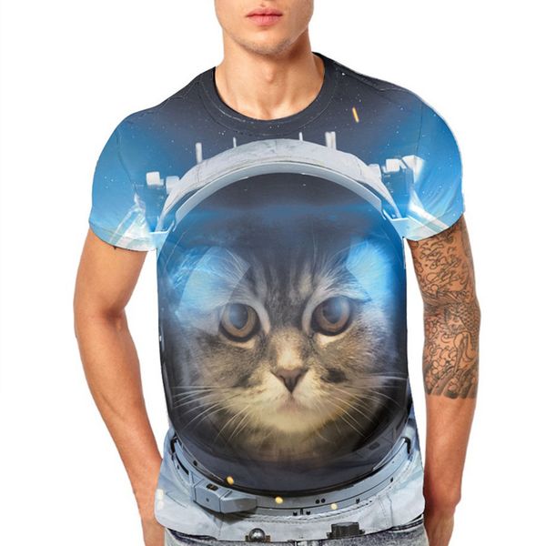 

men t shirt 3d printing short sleeves undershirt summer casual tees shirt short sleeve t-shirt male men clothing, White;black