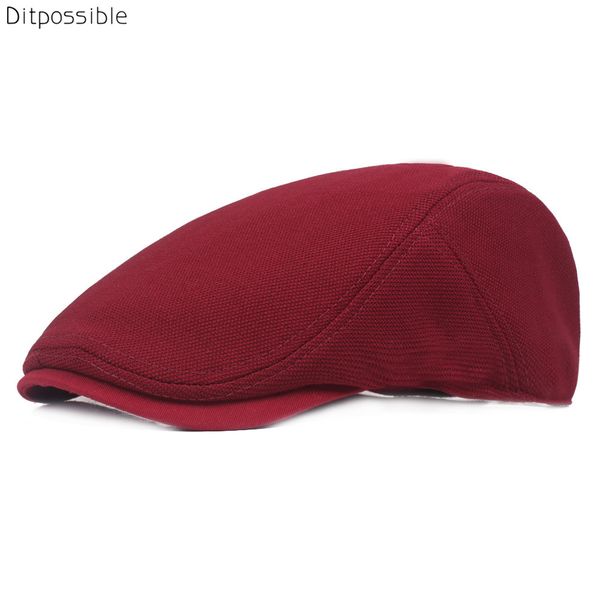 

ditpossible 2018 new mesh cloth thin caps breathable summer hats for women men berets casquette gorras, Blue;gray