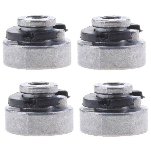 

4pcs 1/4-20 seat nut replacement for harley sportster,easy g rip & quick release