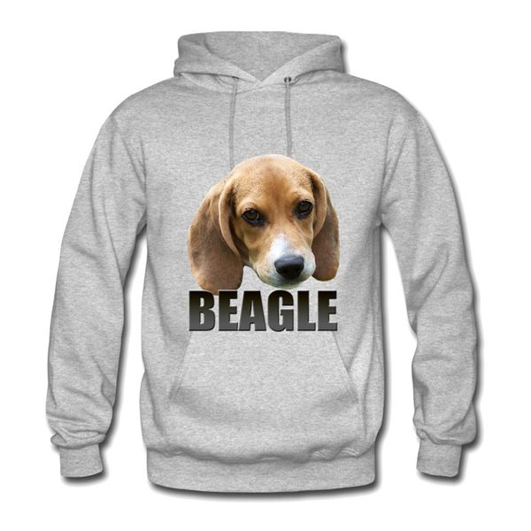 

beagle dog hoodies autumn new fashion printing casual sweatshirts fitness streetwear hip hop male pullover hoodies jdm, Black
