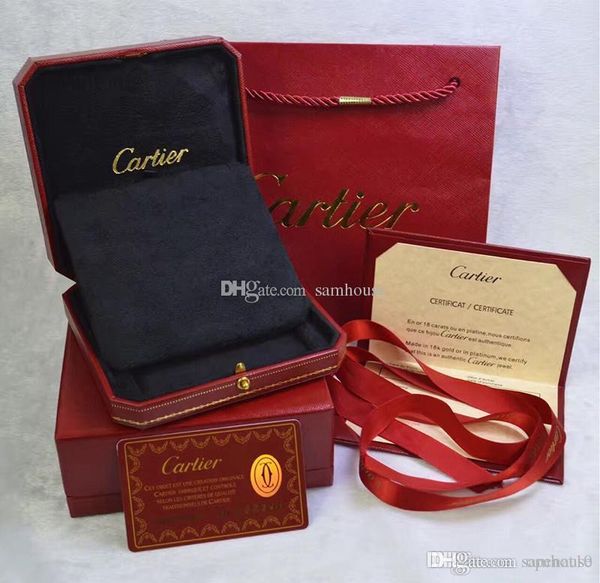 

шкатулки оригинальной марки bijoux luxe cart красная упаковка браслет колье кейсы рожде