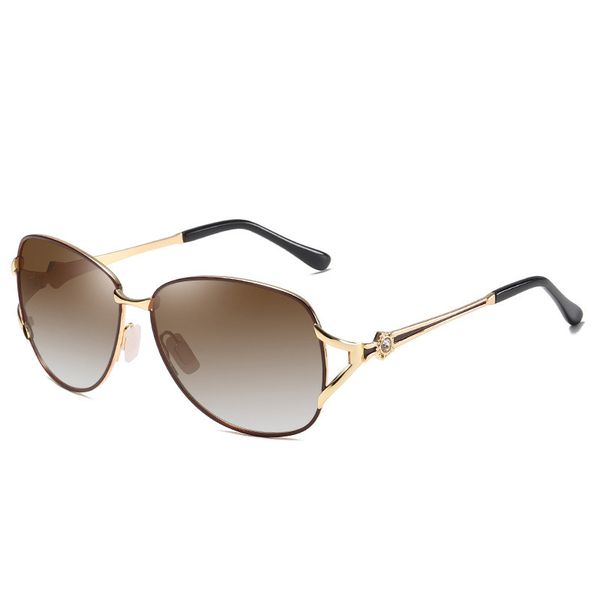 

uv400 антибликовое очки поляризованные очки мода сплава металлический каркас tac объектива цвет градиент очки, White;black