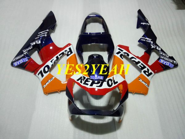 Einspritzverkleidungs-Bodykit für Honda CBR900RR 929 00 01 CBR 900RR CBR 900 RR 2000 2001 REPSOL Verkleidungen Bodyowrk+Geschenke HZ55