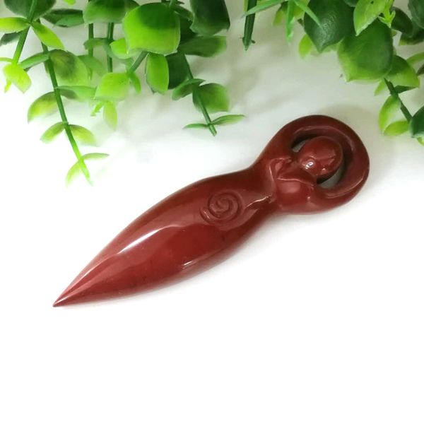 

natural red jasper statue of liberty crystal goddess hand poshlied healing energy for pendant gift decorative other home decor