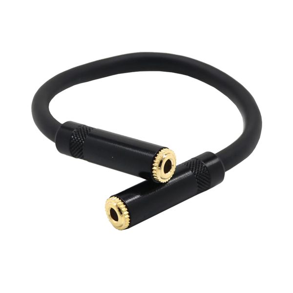 

gold plated 3.5mm stereo female jack to 3.5mm stereo female jack cable