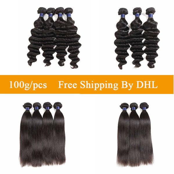 

peruvian brazilian hair weaves loose deep natural virgin hair extensions double weft natural black 3 4pcs/lot virgin hair weaves straight