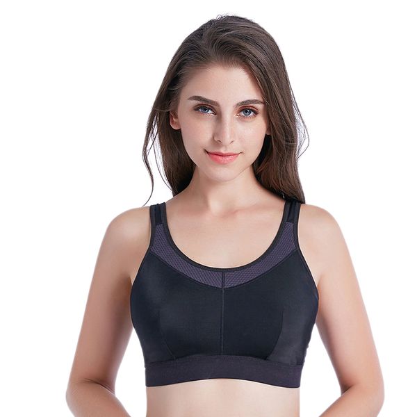 

women's sports bra mastectomy bra comfortable bra8868, Red;black