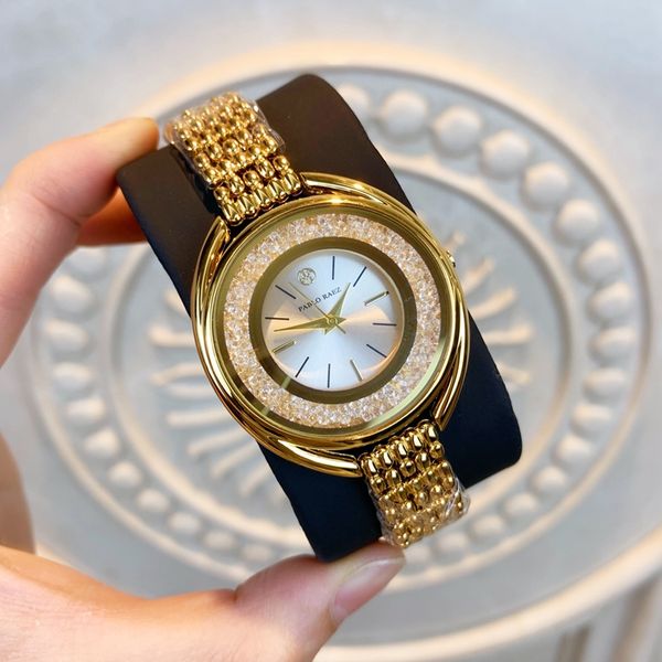 

wholesales pablo raez new model fashion luxury watches women clock satinless steel watch quartz wristwatch, Slivery;brown