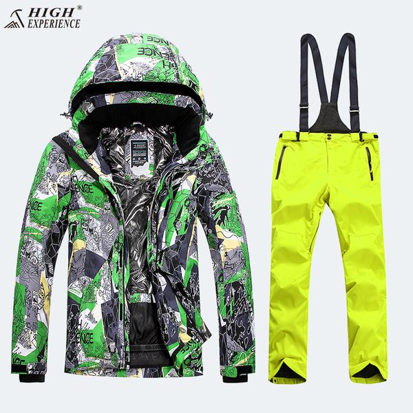 

russian winter ski jacket men winter sport suit men mountain skiing snowboarding suits outdoor camping jacket and pant