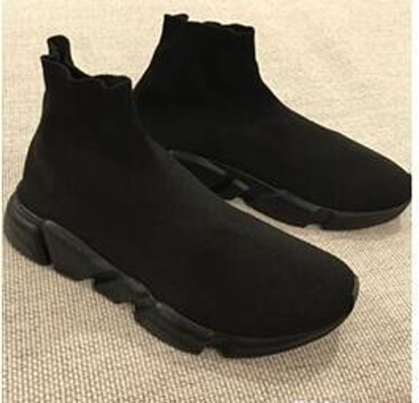 

2018 fashion personality elastic casual shoes men women with the same couple lightweight shoes l14, Black