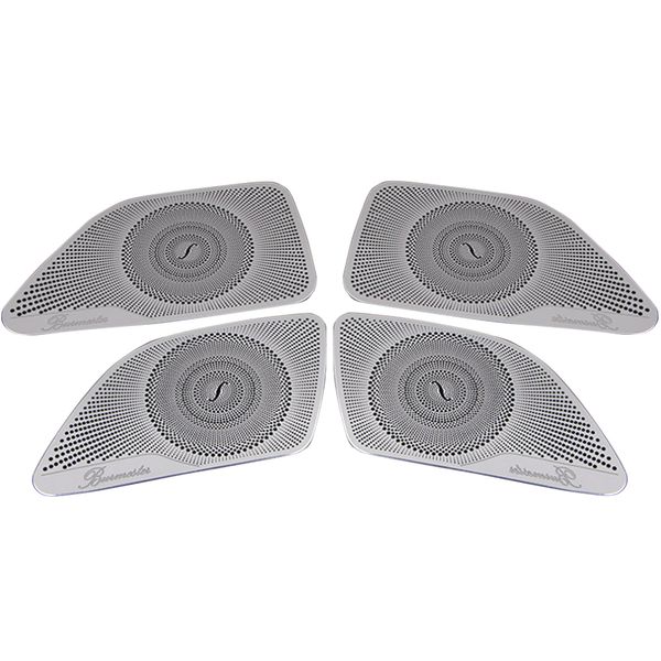 

4pcs interior metal easy install car styling accessories door speaker grille cover mouldings audio for c class s class