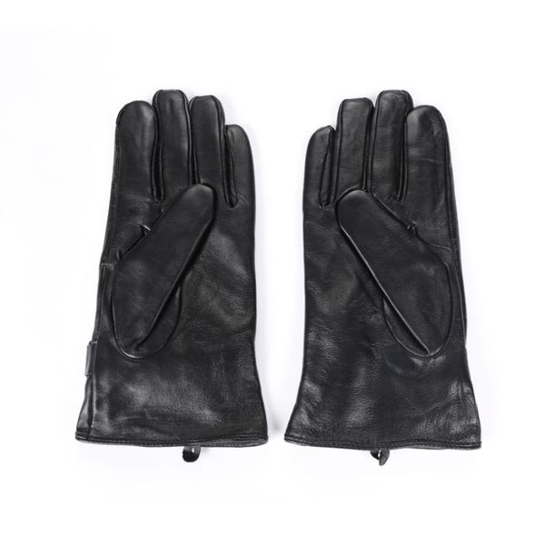 

leather men' gloves sheepskin gloves can touch the phone screen, Blue;gray