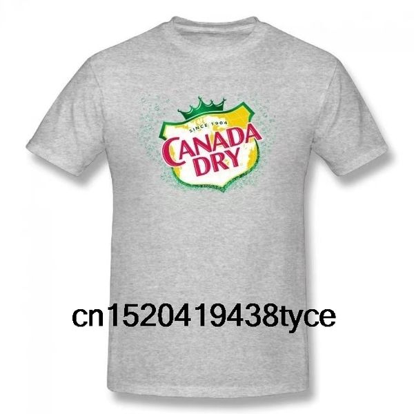 

canada dry summer basic casual short cotton t-shirt(regular and big and tall sizes included, White;black