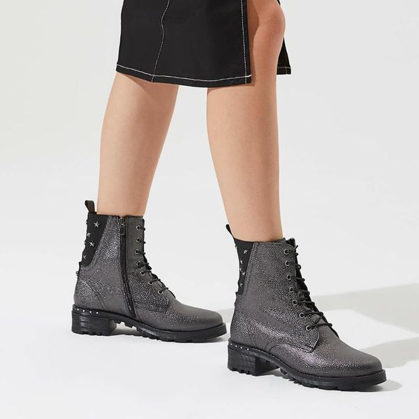 

flo beria06y b silver women 's boots butigo, Black