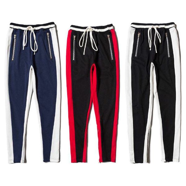 

Fear Of God Pants Women MenHigh Quality Justin Bieber Trousers Drawstring Zip Sweatpants Joggers Fear Of God Sweat Pans