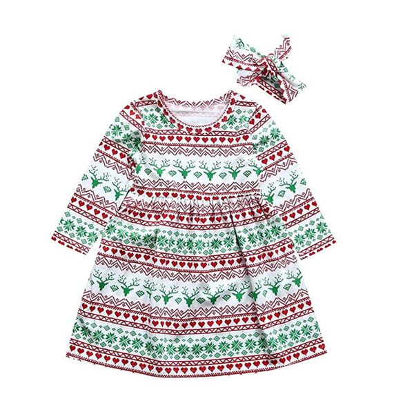 

2pcs toddler kids baby girl cotton long sleeve princess tutu dress and headband party outfits, Red;yellow