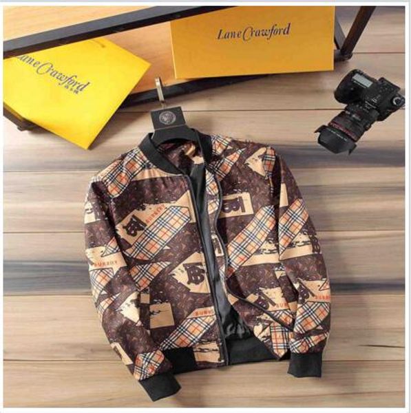 

мода новый простой личности мужчин и женщин куртки весной и осенью случайных спортивной одежды ветровка с капюшоном молния пальто 031, Black;brown