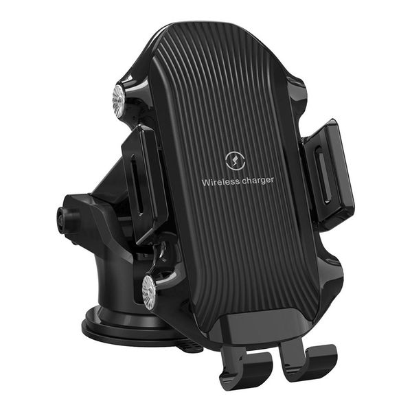 

smart wireless автомобильное зарядное устройство x343 быстрая зарядка автоматический зажимной выдвижной кронштейн air vent держатель телефон