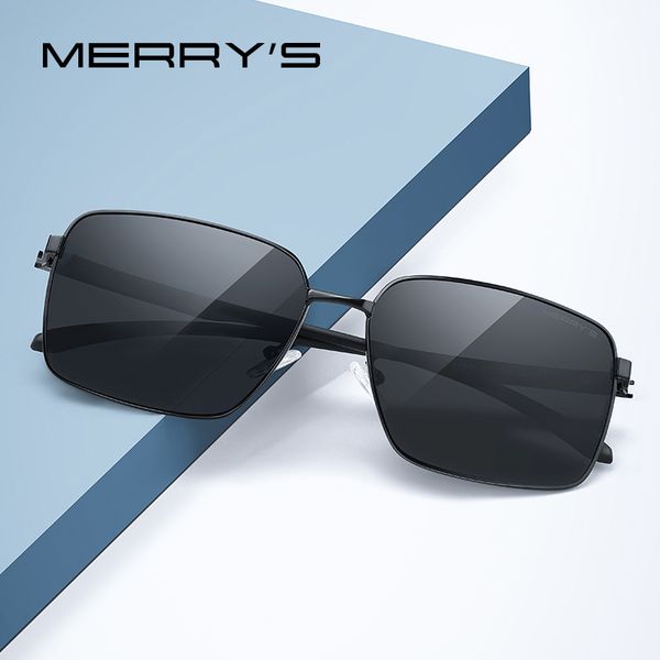 

merrys design men classic sunglasses hd polarized sun glasses for driving fishing tr90 legs uv400 protection s8209, White;black