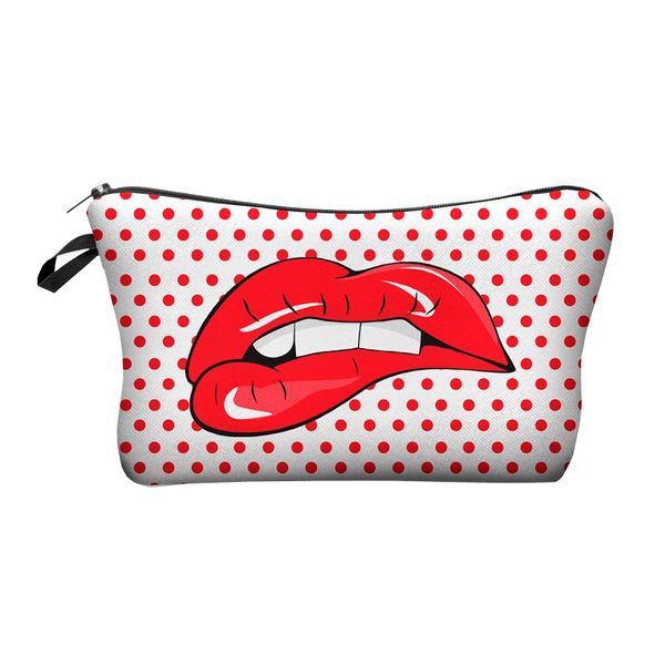 

fashion printing makeup bags with multicolor pattern cute cosmetics pouchs for travel ladies pouch women cosmetic bag