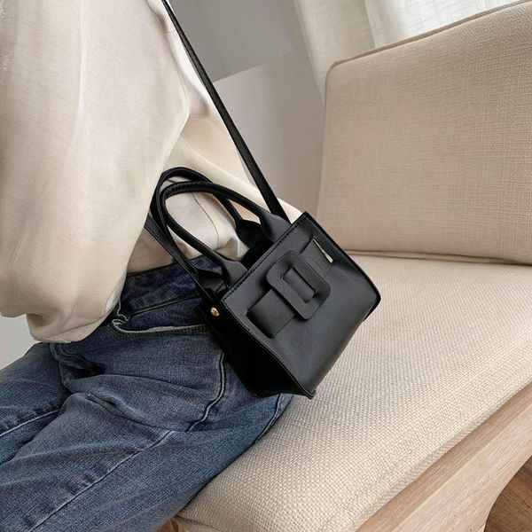 

мода искусственная кожа сумка на плечо для женщин crossbody тотализаторы ежедневные сумки bolsas дамы мини сплошной цвет messenger топ-ручка