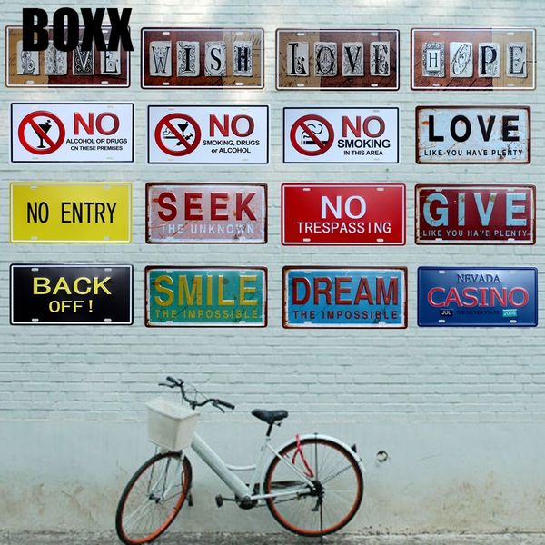 

metal plaque bar house wall signs painting craft 15*30 cm size home decor wall art picture modern poster for wall art shop restaurant decor