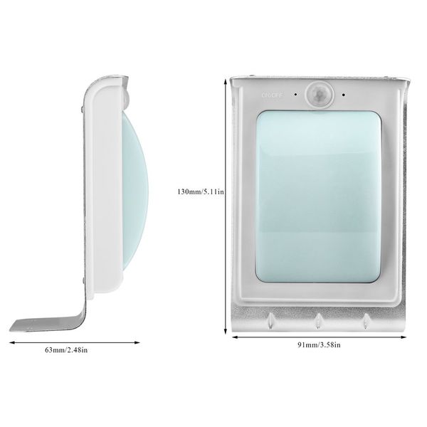 

всепогодный энергосберегающие 16 led solar power energy pir инфракрасный датчик движения сад безопасность лампы открытый свет